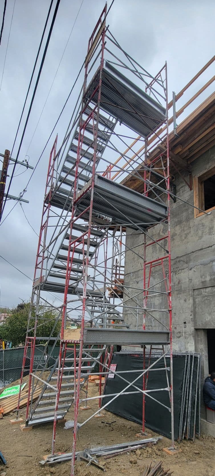 Our Stair Tower Solutions scaffolding project 5 by Duty Scaffold Inc.