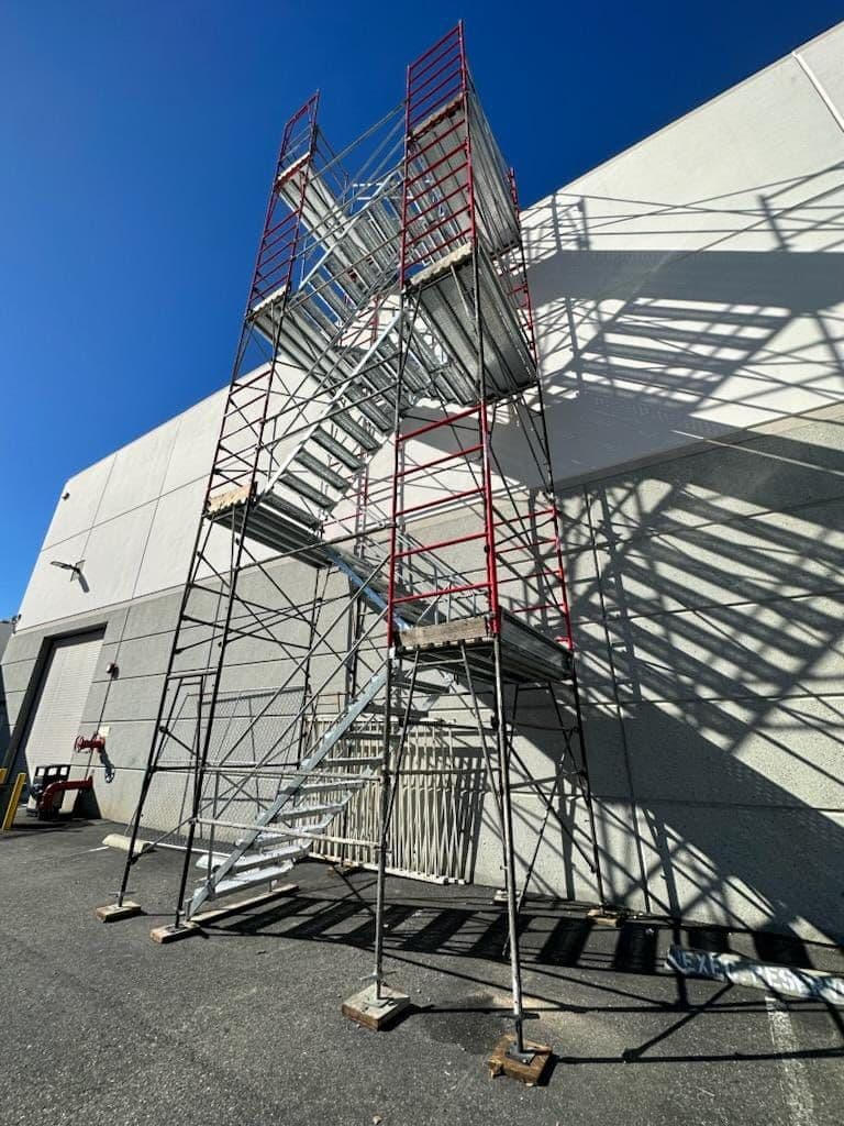 Our Stair Tower Solutions scaffolding project 3 by Duty Scaffold Inc.