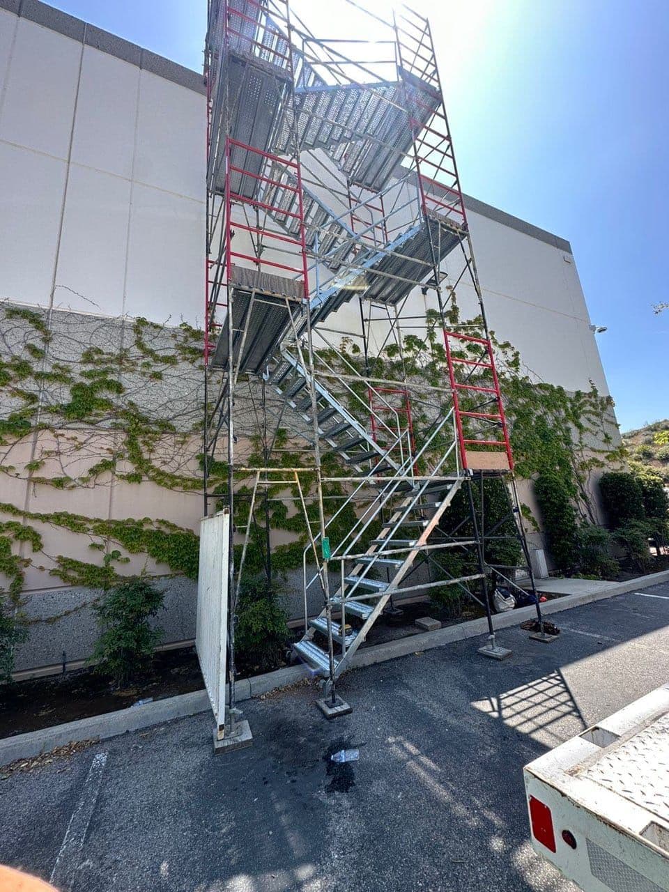Our Stair Tower Solutions scaffolding project 4 by Duty Scaffold Inc.